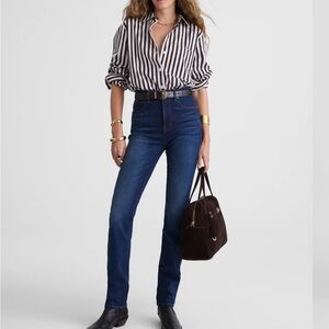 Madewell Skinny Skinny Dark Blue High-Rise Jeans